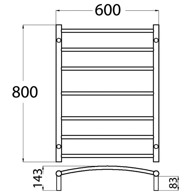 Heated Towel Rail HTR-C6