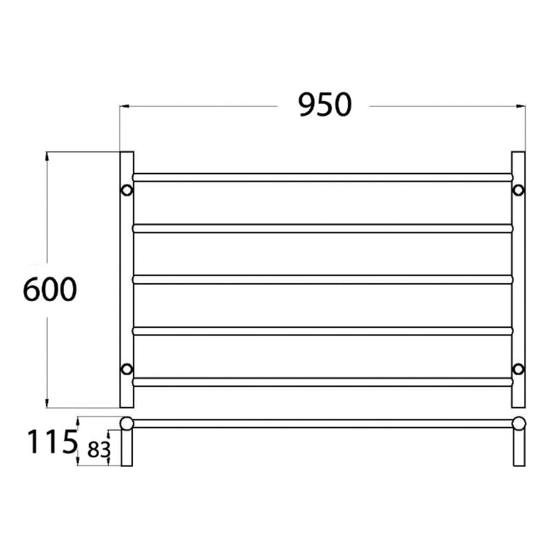 Heated Towel Rail HTR-R6C