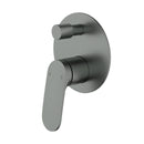 Sulu II Wall Diverter Mixer Trim Kit With Rough-In Body Gunmetal HYB168-502TK-GM