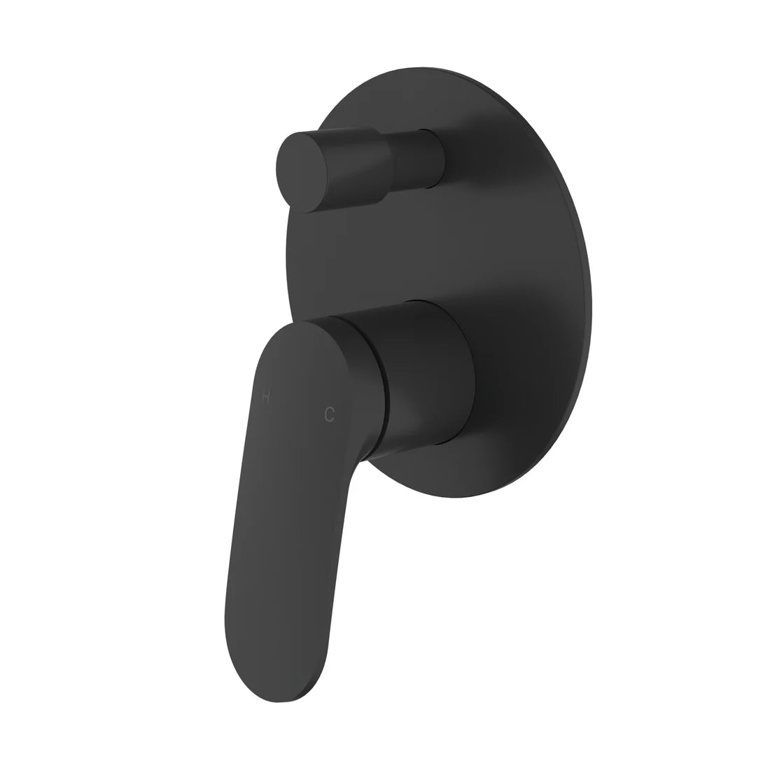 Sulu II Wall Diverter Mixer Trim Kit With Rough-In Body Matt Black HYB168-501TK-MB