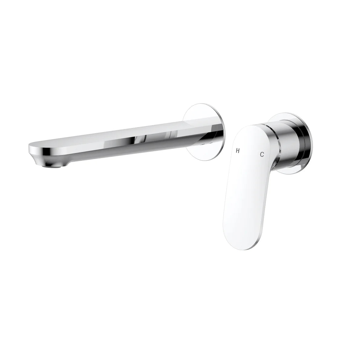 Sulu II Wall Basin Mixer Trim Kit With Rough-In Body Chrome HYB168-602TK