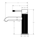 Linie Basin Mixer 168mm Brushed Nickel HYB585-201BN