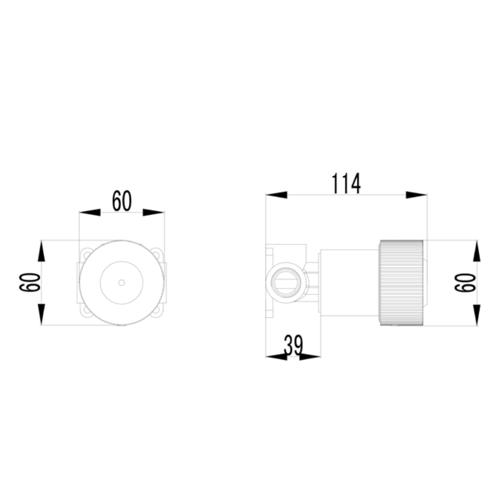 Soko Progressive Wall Mixer Matte Black - HYB77-301MB