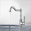 Clasico Vintage Sink Mixer in Brushed Nickel - HYB868-102BN