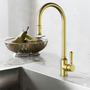 Clasico Pull Out Sink Mixer Brushed Gold HYB868-103-BG - Bathroom Hub