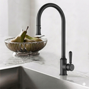 Clasico Pull Out Sink Mixer Matt Black HYB868-103-MB - Bathroom Hub