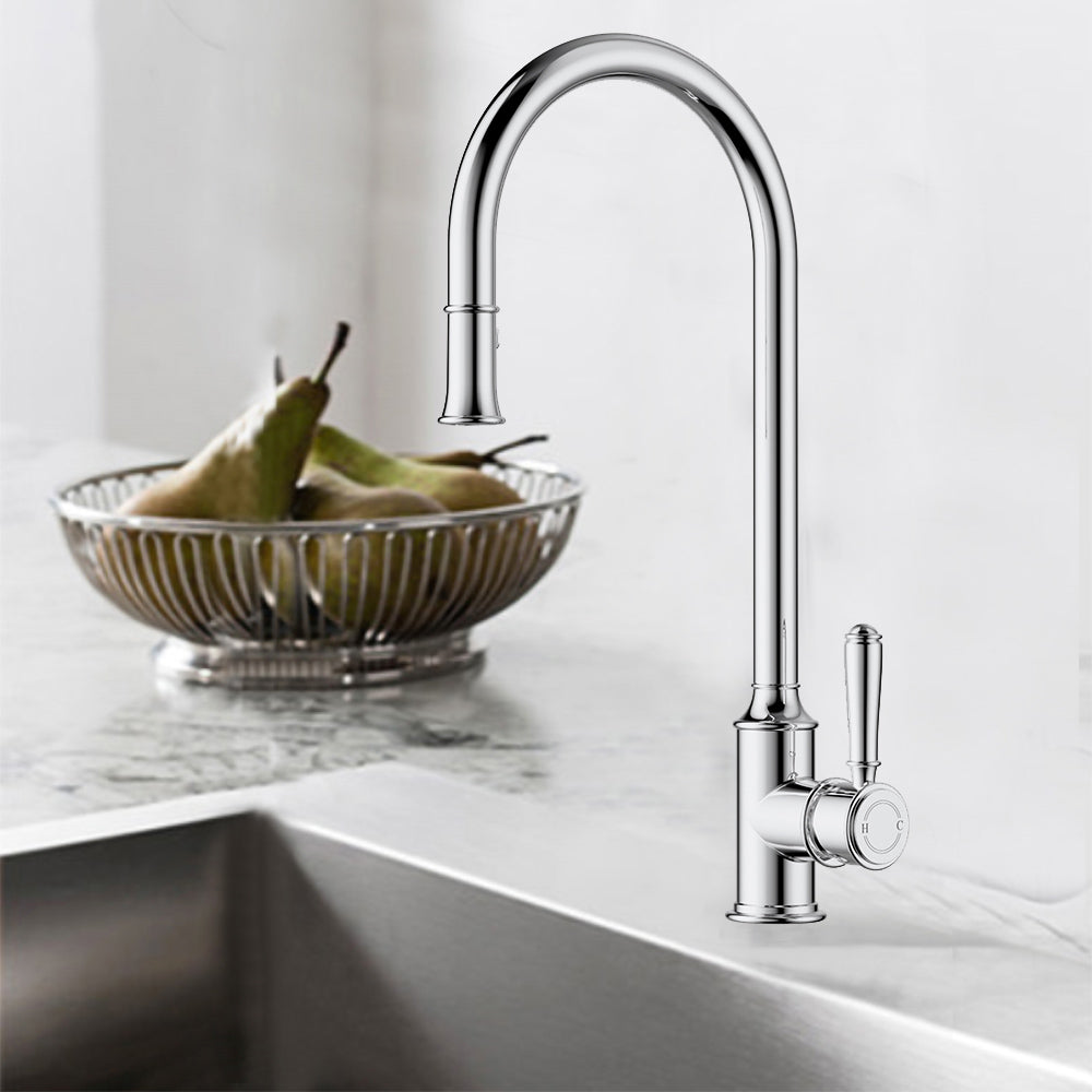 Clasico Pull Out Sink Mixer HYB868-103 - Bathroom Hub