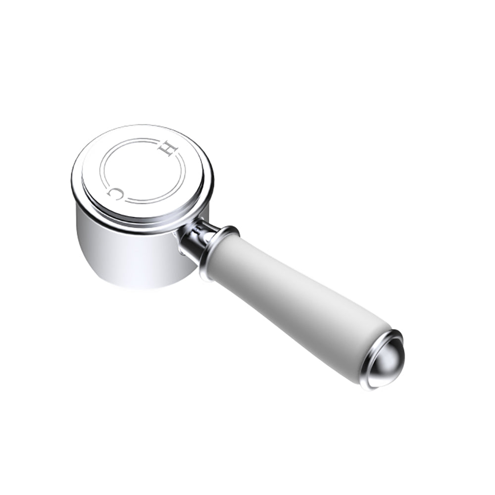 Clasico Ceramic Handle for Basin Mixer - HYB868-201A-HD - Bathroom Hub