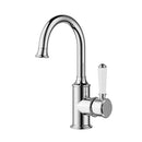 Clasico Gooseneck Basin Mixer Ceramic Handle - HYB868-201A
