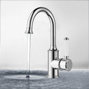 Clasico Gooseneck Basin Mixer Ceramic Handle - HYB868-201A