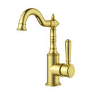 Clasico Basin Mixer Brushed Gold - HYB868-202BG