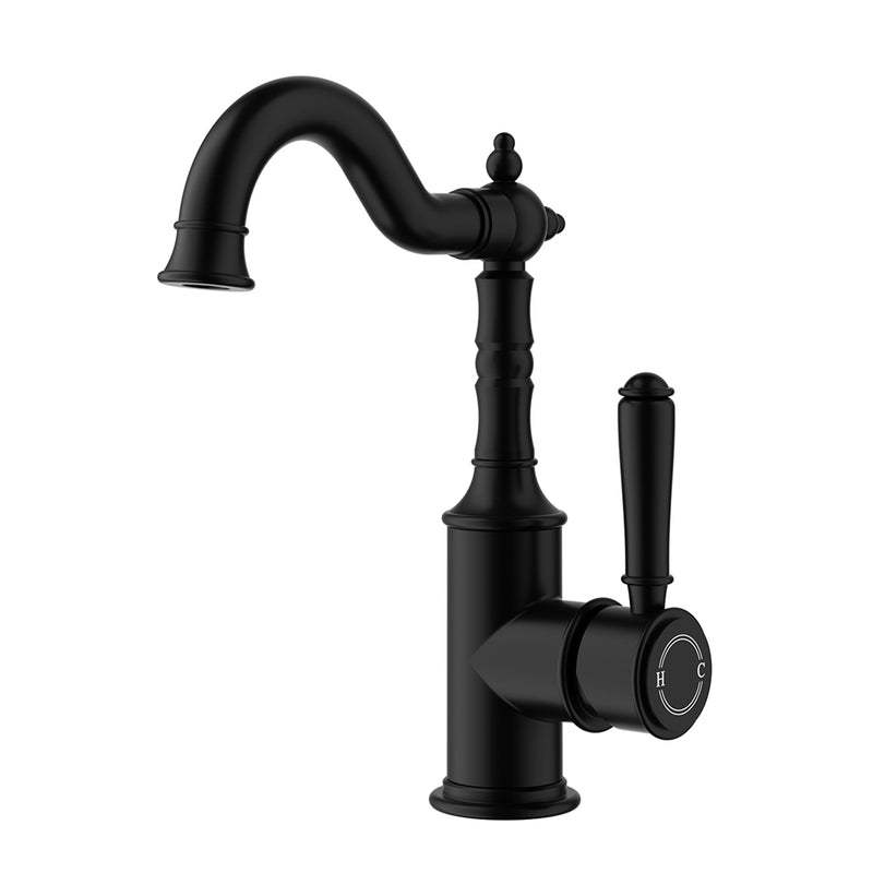 Clasico Basin Mixer Matte Black - HYB868-202MB