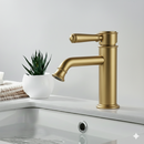 Clasico Basin Mixer Brushed Gold HYB868-203-BG - Bathroom Hub