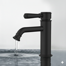 Clasico Basin Mixer Matt Black HYB868-203-MB - Bathroom Hub