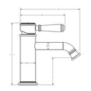 Clasico Basin Mixer Chrome HYB868-203 - Bathroom Hub