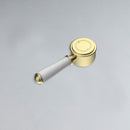 Clasico Ceramic Handle For Wall Mixer Brushed Gold - HYB868-301A-BG-HD
