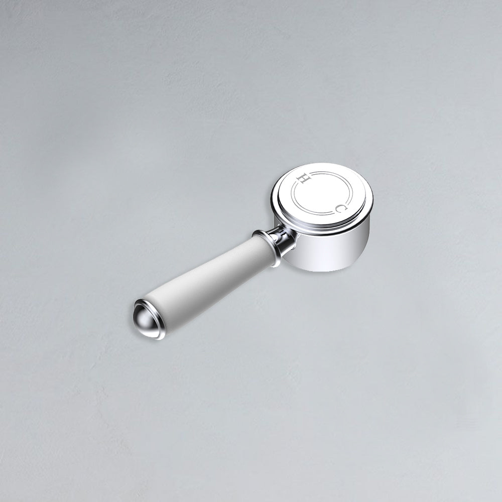 Clasico Ceramic Handle For Wall Mixer - HYB868-301A-HD - Bathroom Hub