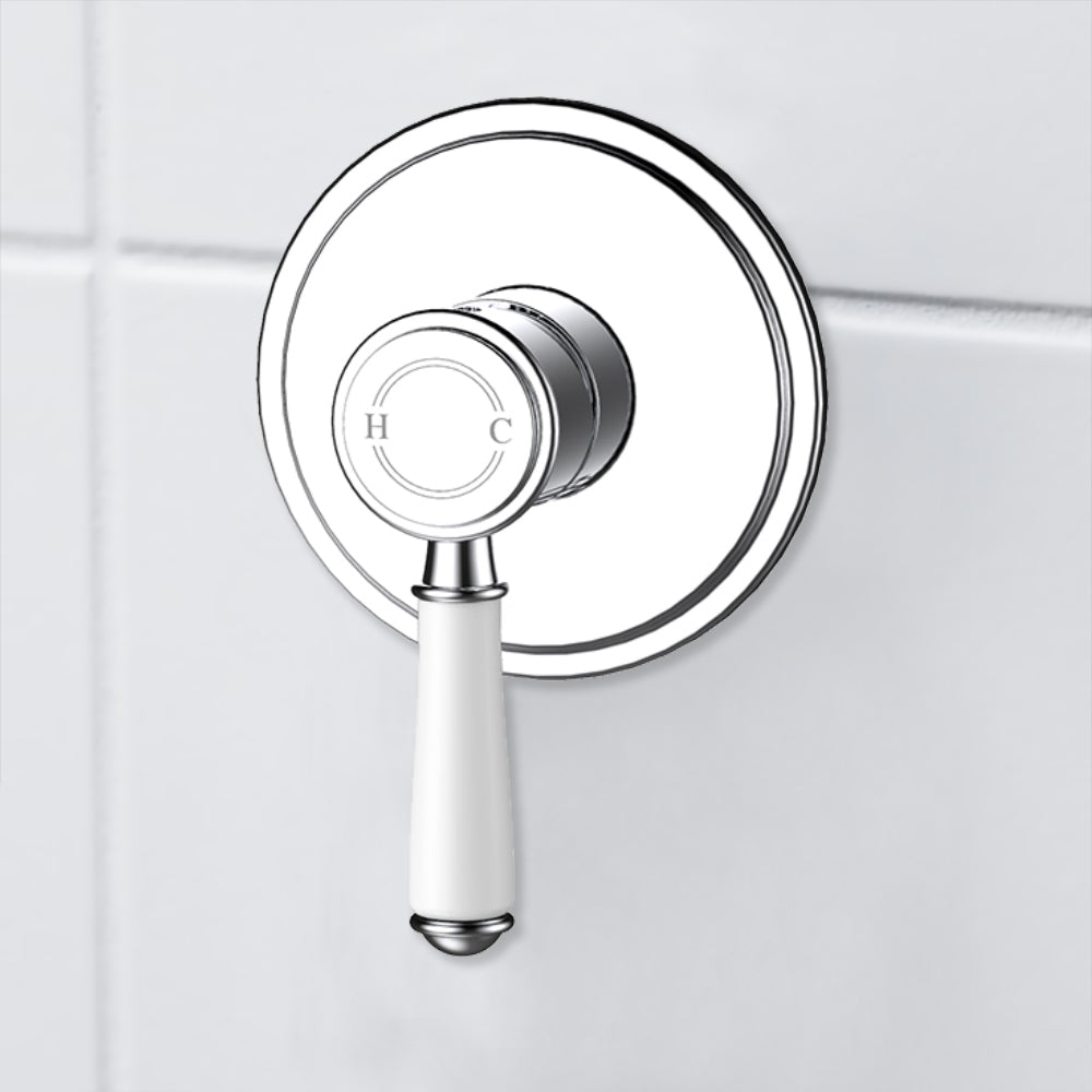 Vintage Wall Mixer Trim Kits Ceramic Handle - HYB868-301ATK