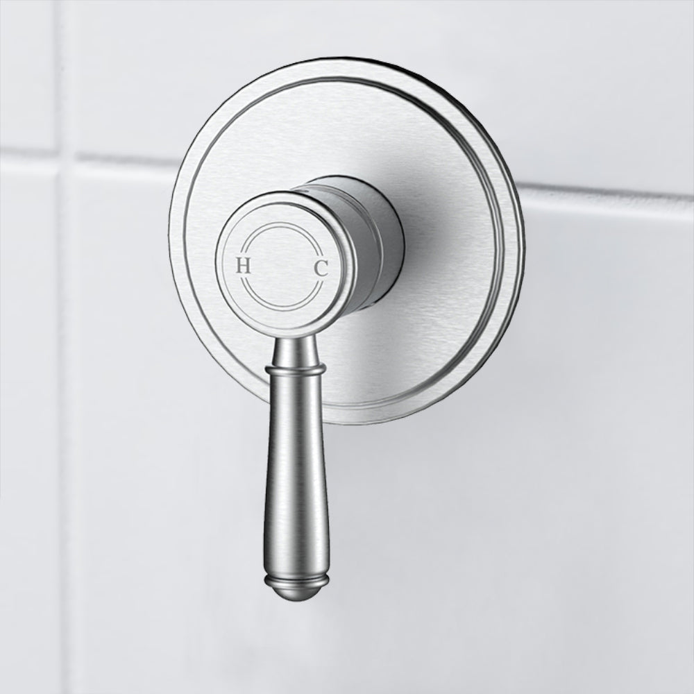 Vintage Wall Mixer Trim Kits in Brushed Nickel - HYB868-301TK-BN
