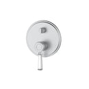 Vintage Wall Diverter Mixer Trim Kits Ceramic handle in Brushed Nickel[HYB868-501ATK-BN]