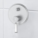 Vintage Wall Diverter Mixer Trim Kits Ceramic handle in Brushed Nickel[HYB868-501ATK-BN]