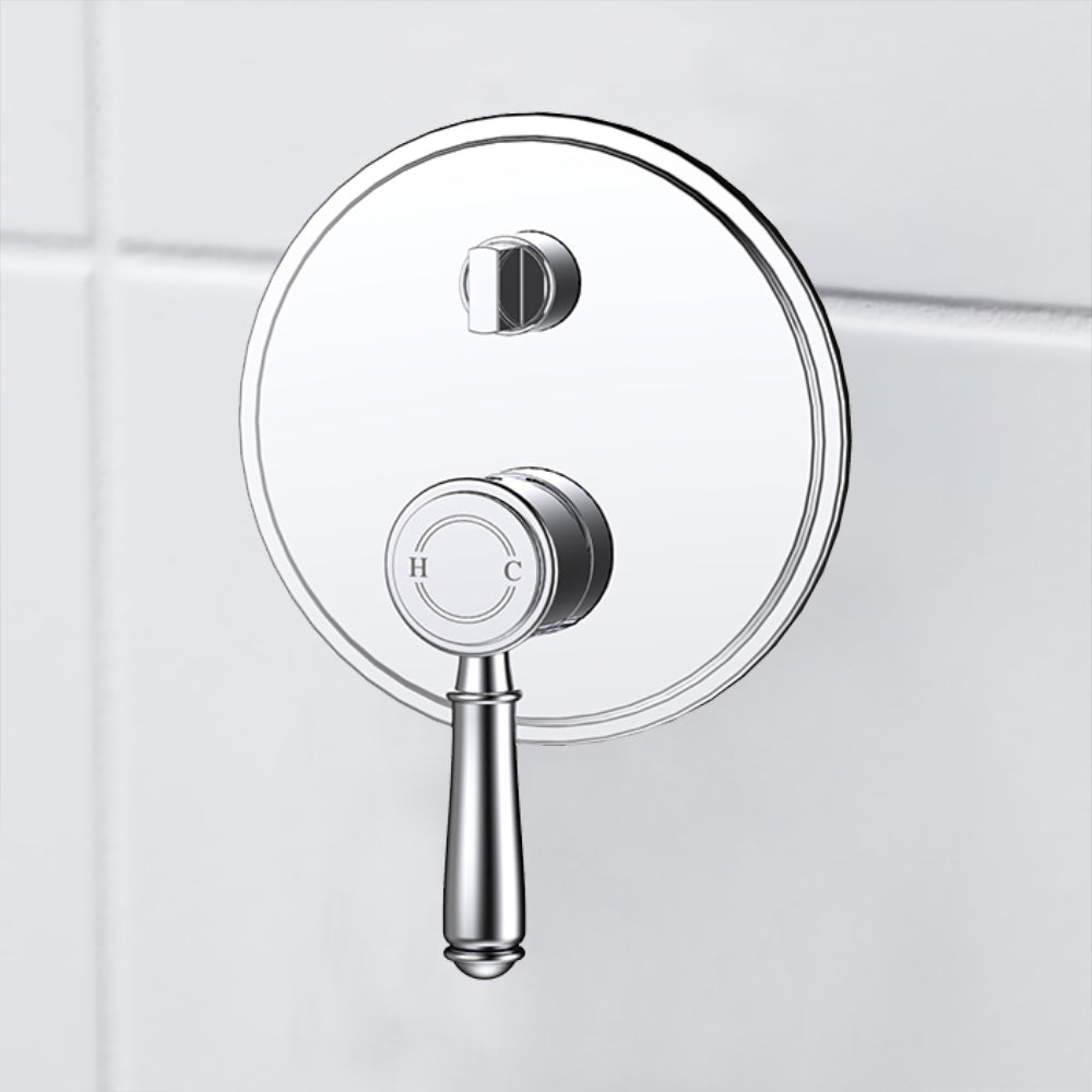 Vintage Wall Diverter Mixer Trim Kit - HYB868-501TK