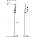 Clasico Free Standing Bath Mixer HYB868-701