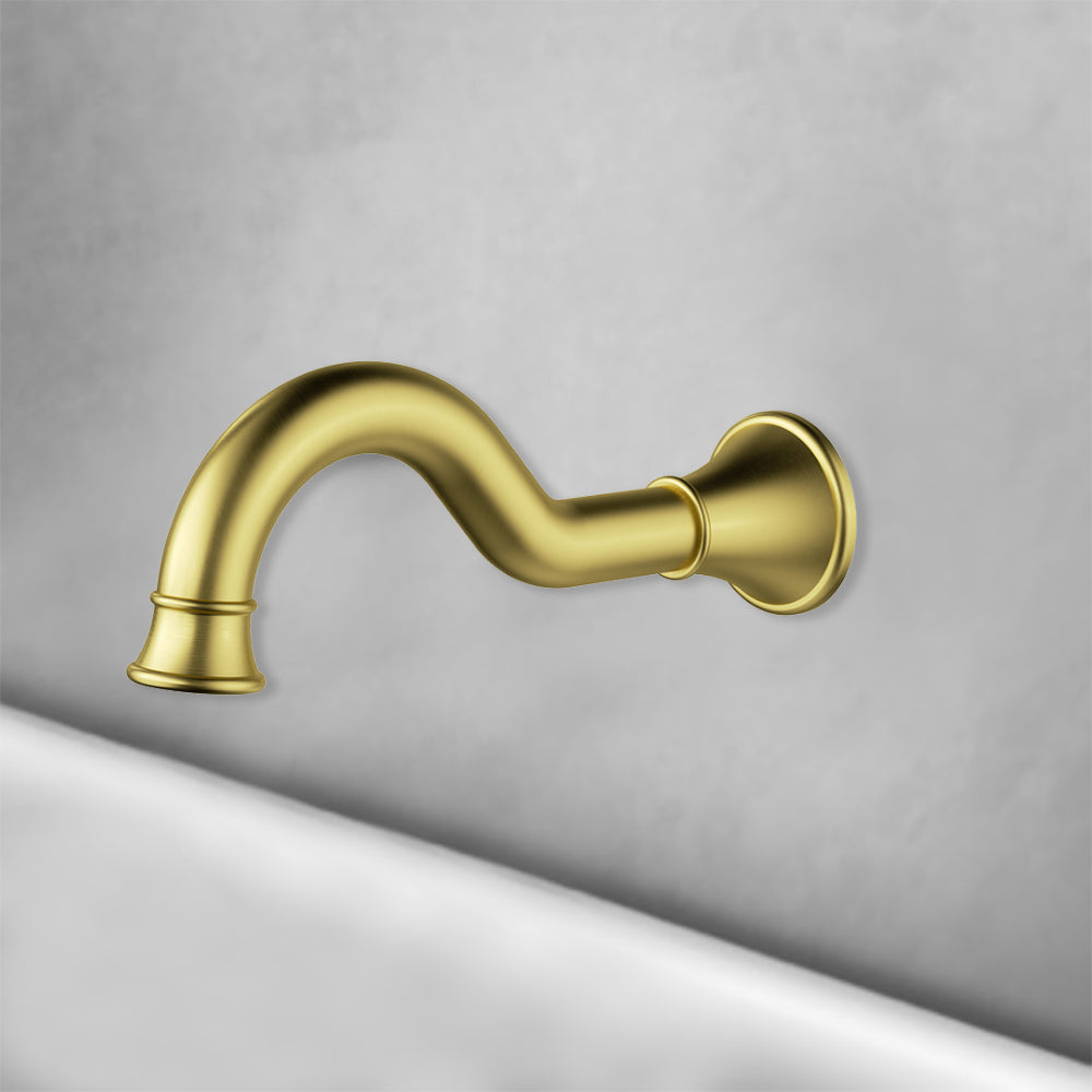 Vintage Spout in Brushed Gold HYB868-801BG - Bathroom Hub