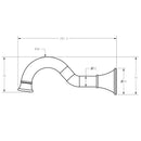 Vintage Spout Matte Black - HYB868-801MB