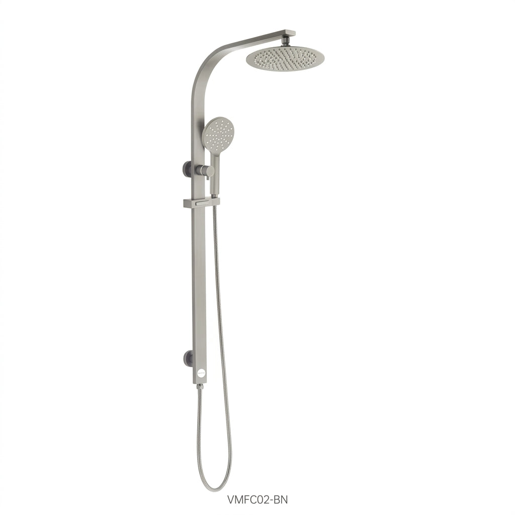 Hamilton Round Multi Function Shower Combo Set - VMFC02-BN - Bathroom Hub
