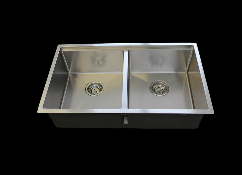 Stainless steel workstation kitchen sink double bowls 80cm - WSTD8046