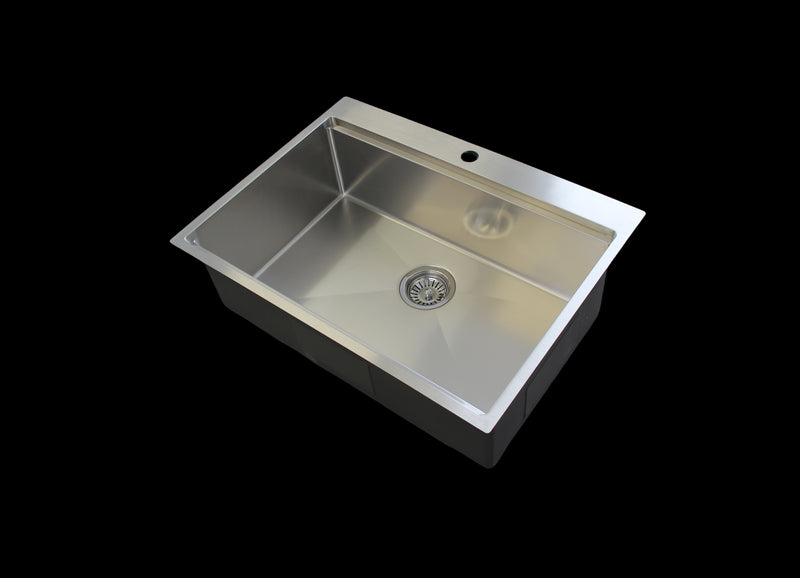 Stainless steel workstation kitchen sink single bowl with tap hole 70cm - WSTTS7051