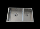 Handmade Stainless Steel Kitchen Sink Double Bowls (74m x 45cm) - HMDB7445