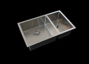 Handmade Stainless Steel Kitchen Sink Double Bowls (74m x 45cm) - HMDB7445
