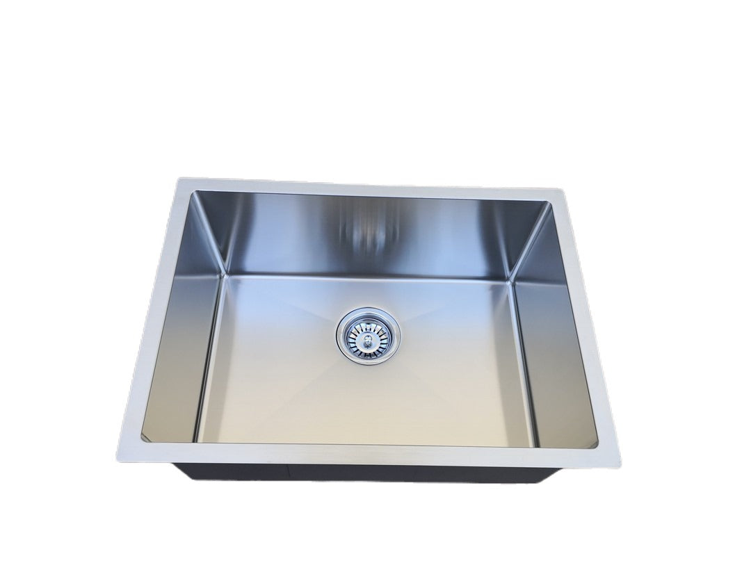 Handmade Stainless Steel Kitchen Sink / Laundry Tub (62cm x 45cm) - HMSB6245R - Bathroom Hub