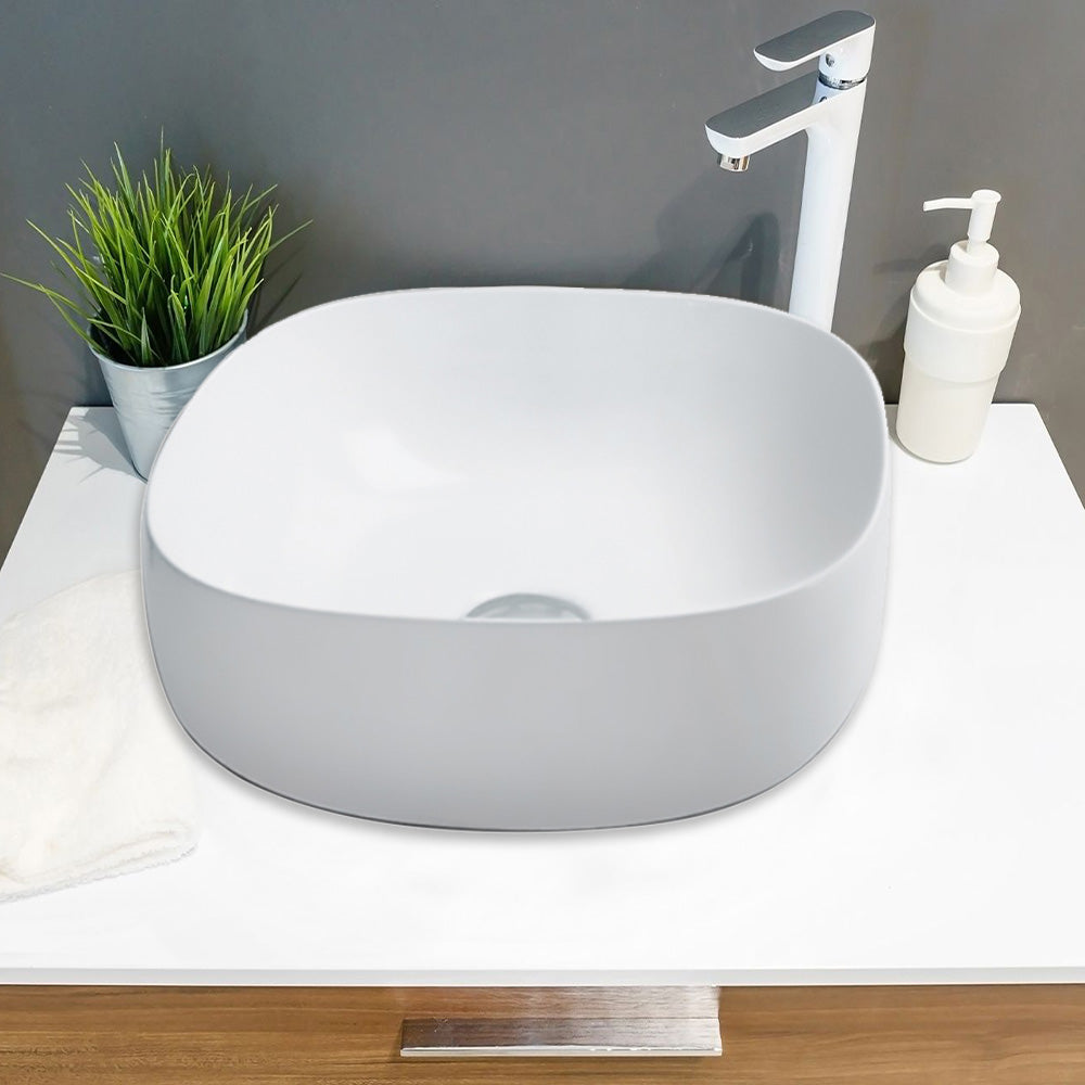 Cora Countertop Basin 400 x 400 x 145mm JHI-22-201 - Bathroom Hub