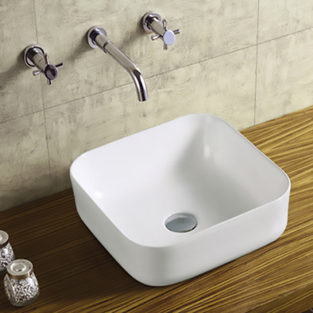 Eden Countertop Basin 390 x 390 x 140mm JHI-22-301 - Bathroom Hub