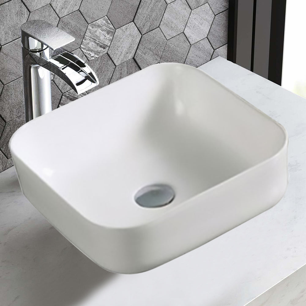 Eden Countertop Basin 390 x 390 x 140mm JHI-22-301 - Bathroom Hub