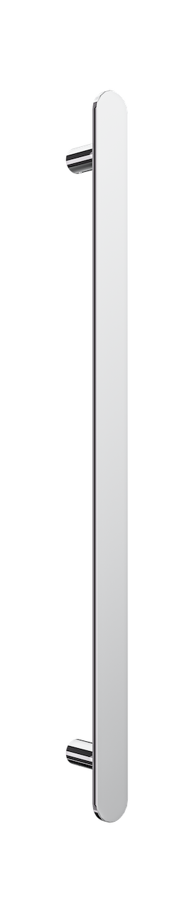 Allegra Flat Bar Vertical Heated Towel Rail JY-12V-FBVHT-CH - Bathroom Hub