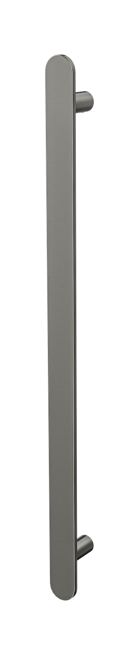 Allegra Flat Bar Vertical Heated Towel Rail JY-12V-FBVHT-GM - Bathroom Hub