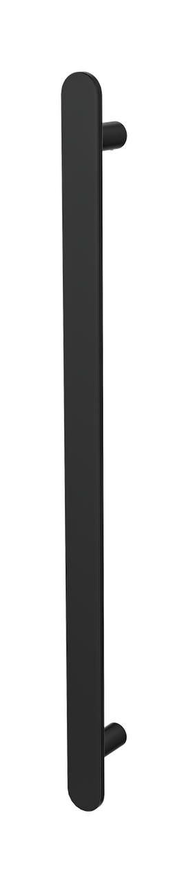 Allegra Flat Bar Vertical Heated Towel Rail JY-12V-FBVHT-MB - Bathroom Hub