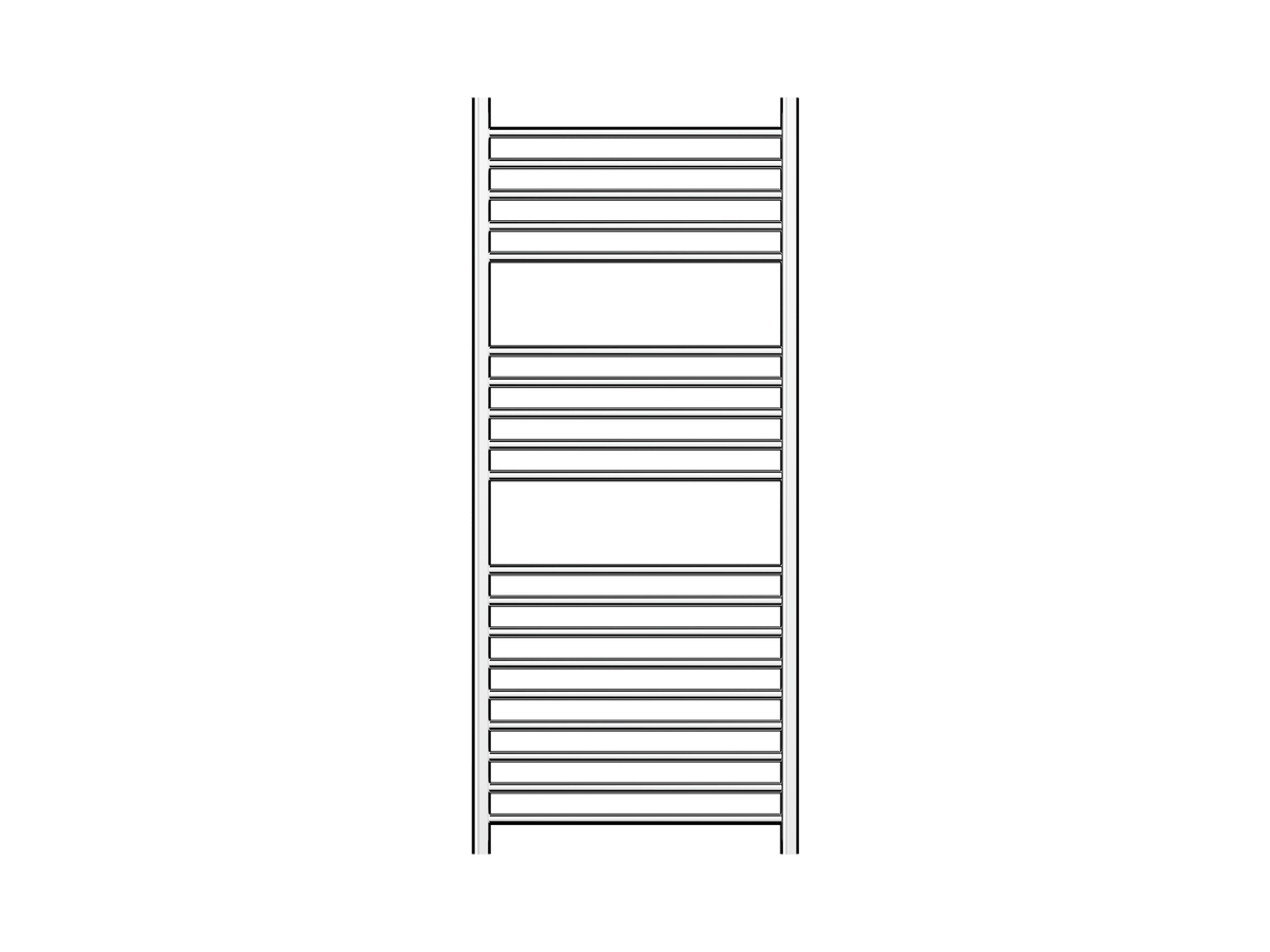 Allegra 19 Bar Heated Towel Rail JY-3319-CH - Bathroom Hub