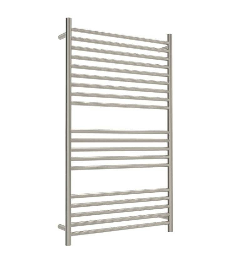 Allegra 19 Bar Wide Heated Towel Rail JY-3319WIDE-BN - Bathroom Hub