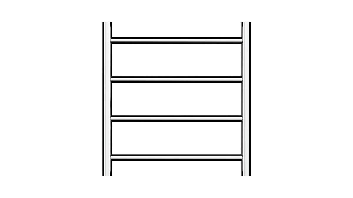 Allegra 4 Bar Heated Towel Rail JY-3340-CH - Bathroom Hub