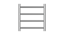 Allegra 4 Bar Heated Towel Rail JY-3340-CH