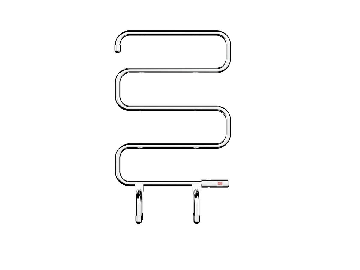 Avid Freestanding 5 Bar Heated Towel Rail JY-F500-CH - Bathroom Hub
