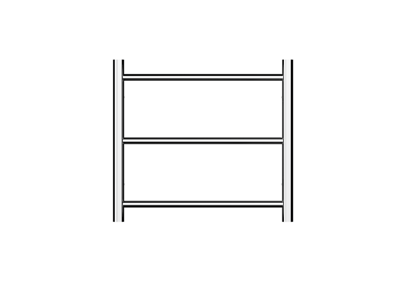 Avid 3 Bar Heated Towel Rail JY-R300-CH