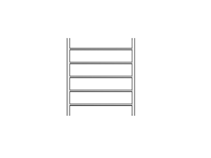 Avid 5 Bar Heated Towel Rail JY-R500-CH