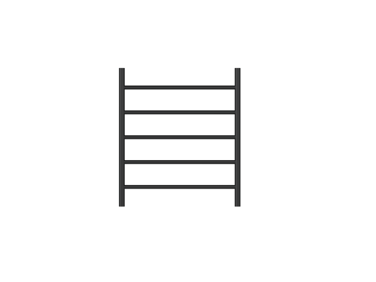 Avid 5 Bar Heated Towel Rail JY-R500-MB - Bathroom Hub