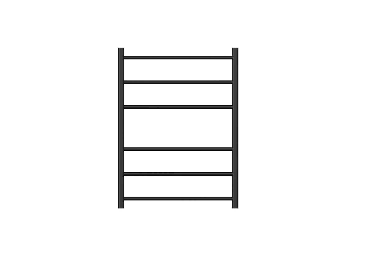 Avid 6 Bar Heated Towel Rail JY-R600-MB - Bathroom Hub